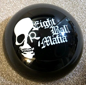 Marcador de parche de bolsillo para piscina/billar/mesa/bolsillo Eight Ball Mafia, 2,25" de diámetro - Imagen 1 de 3