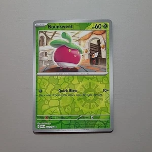 Pokemon Bounsweet SV04: Paradox Rift 008/182 Casi Nuevo NM Holo inverso - Imagen 1 de 2