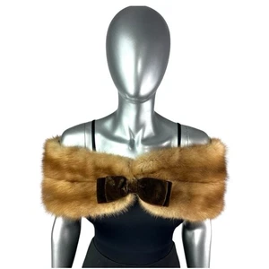 Stone Marten Stole, Sz M, Certified Vintage Fur w/Storage Bag - Picture 1 of 10