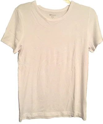 Jones New York Shirt Womens Large White Classic Fit Pima Cotton Modal Tee Soft - Image 1 of 4