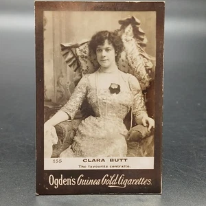Antique Ogden's Guinea Gold CLARA BUTT Tobacco Cigarette Card - Picture 1 of 2