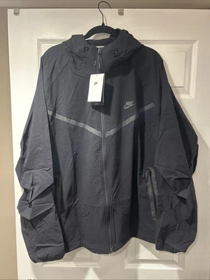 Chaqueta tejida Nike Tech negra con cremallera completa, talla XL NUEVA CON ETIQUETAS HM7151-010 Foto 1 de 4