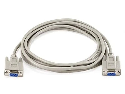 Monoprice 100478 10-Feet Null Modem DB9 F/F Molded Cable (100478) - Image 1 of 2