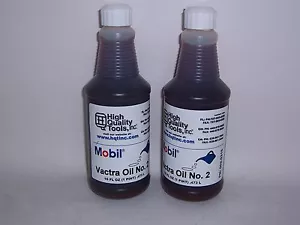2 PINTAS DE ACEITE MOBIL VACTRA WAY #2 BRIDGEPORT, HAAS MOLINS Y TORNOS HARDINGE - Imagen 1 de 1