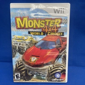 Monster 4X4 World Circuit Nintendo Wii with Manual Tested and Working - Picture 1 of 2