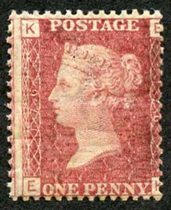 Penny Plate 176 (EK) Mounted Mint - Picture 1 of 1