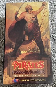 Pirates Passion & Plunder VHS Tape Sealed Rare Volumes 1 & 2 Old & New World 📼 - Picture 1 of 6