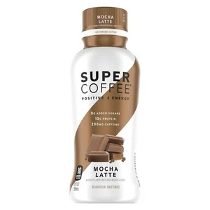 Super Coffee Mocha Dark Bottle 12 oz (Pack of 12) - Picture 1 of 1