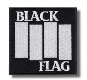 BLACK FLAG - LOS ANGELES PUNK ROCK BAND - 1976 - Embroidered Iron-On Patch - Imagen 1 de 2