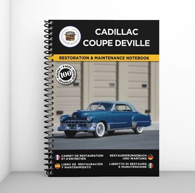 CADILLAC COUPE DEVILLE : Libretto Di Restauro E Manutenzione - CONSEGNA GRATUITA - Immagine 1 di 4