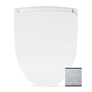 BIO BIDET SLIM TWO R ELECTRIC BIDET TOILET SEAT ROUND HEATED - WHITE - Picture 1 of 5