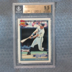 1991 Topps Tiffany George Brett Card BGS 9.5. - Picture 1 of 2