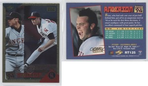 1994 Score Rookie & Traded Gold Rush Brian Anderson #RT125 Rookie RC