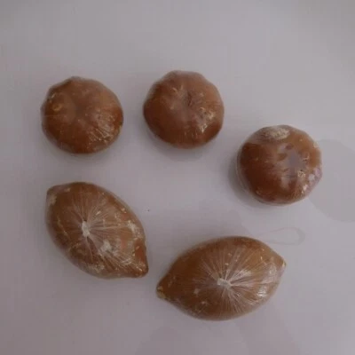 5 savons parfum agrume citron mandarine fait main artisanat Riviera Menton N4066 - Photo 1/4