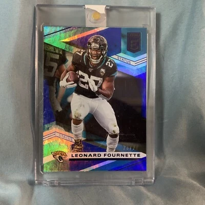 2020 Panini Donruss Elite - Green #36 Leonard Fournette, Leonard Fournette 23/27 - Image 1 of 2