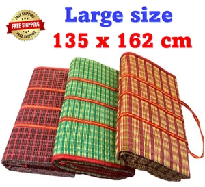 Thai Mat Plastic Woven Handmade Straw Beach Picnic Camping Sport Party Gift Easy - Picture 1 of 9