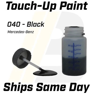 040 Black - 1 Oz Touch Up Paint Kit w/ Brush for Mercedes-Benz Car SUV Foto 1 de 4