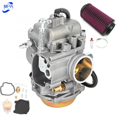For 1999-2014 Polaris Ranger 400 425 500 Carburetor & Air Filter Fast Shipping — 第 1/4 张图片