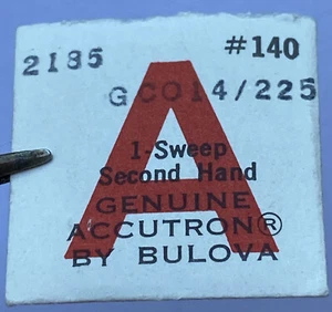 Accutron By Bulova #2185 #140 New Old Stock Glow in dark Sweep Second Hand - Picture 1 of 3