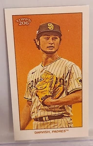 2023 Topps 206 High Series YU DARVISH Carolina Brights Back SP - Picture 1 of 2
