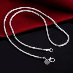 Splendida Collana Catena Serpenti Argento Sterling 925 - Foto 1 di 4