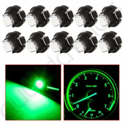 10X PANEL DE LUZ LED VERDE T3 NEO CUÑA 1SMD AIRE ACONDICIONADO CONTROL DE CLIMA LÁMPARA INTERRUPTOR BOMBILLA Foto 1 de 4