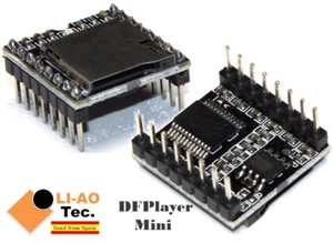 DFPlayer Mini MP3 Player Module MP3 Voice Module Supporting TF Card and USB Disk - Imagen 1 de 7