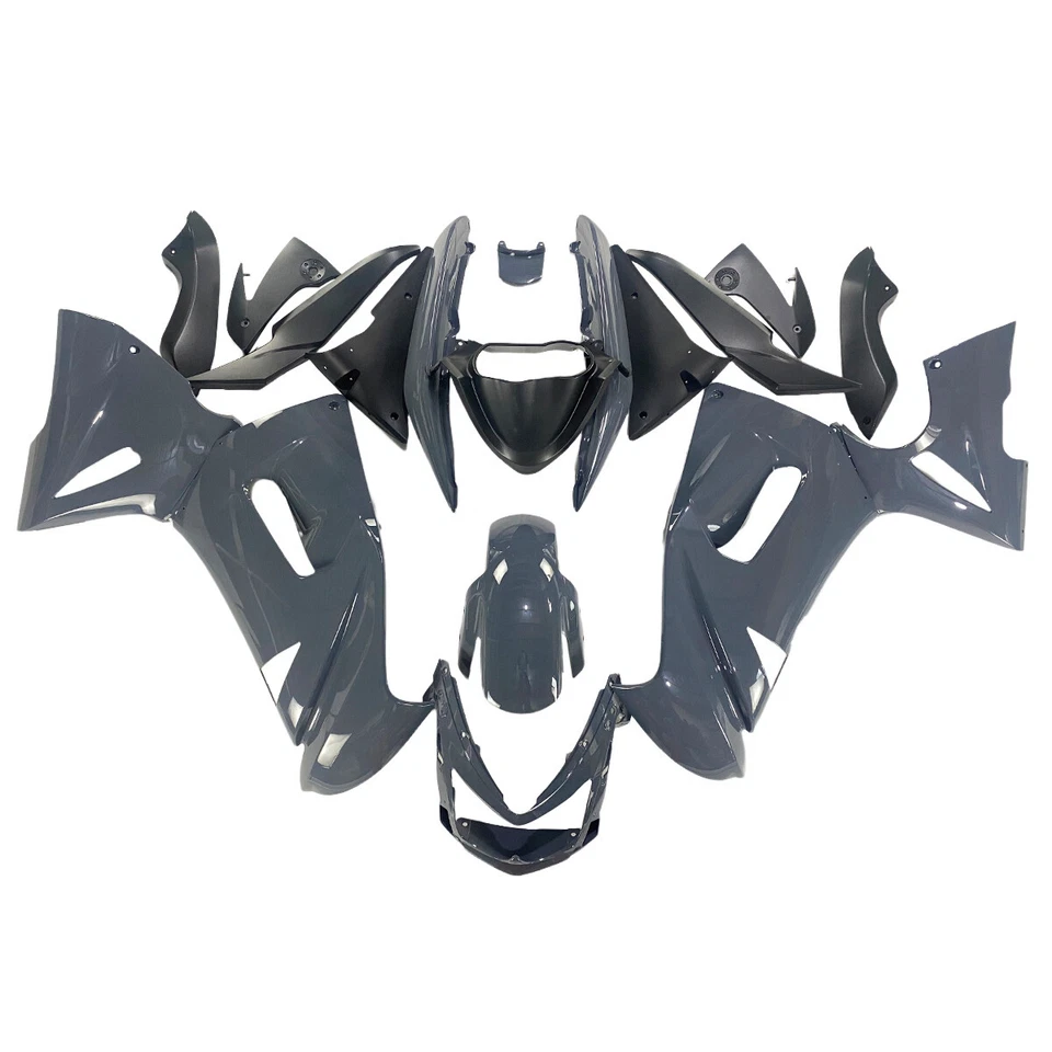 ABS Fairings Kit for Kawasaki Ninja 650r ER-6F 2006 2007 08 Body Kit Cement Grey — 第 1/4 张图片