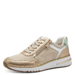 Marco Tozzi Damen Sneaker Sneakers Slipper Halbschuhe Schuhe gold 23770 - Picture 1 of 6