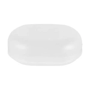 White Soap Container Box Strong Sealing Travel Soap Holder Durable Case - Picture 1 of 5