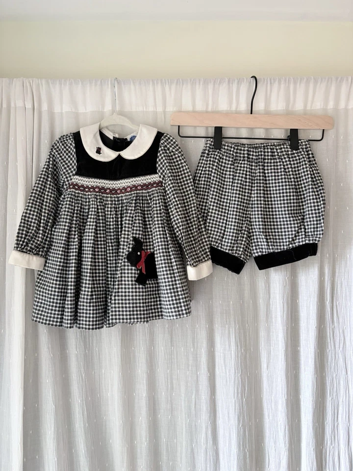 Vestido y pantalón corto Nannette bebé niña talla 24 meses Foto 1 de 4