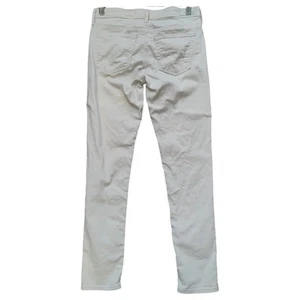 AG The Stevie Ankle Jeans Adriano Goldschmeid Cream Slim Straight Size 26 Pants - Picture 1 of 13