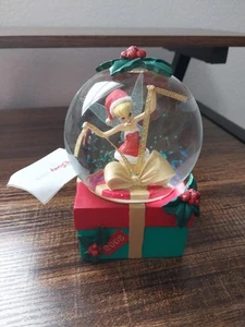 Tinkerbell Disney Store 5" Christmas Holiday Schneekugel 2005 OVP - Bild 1 von 4