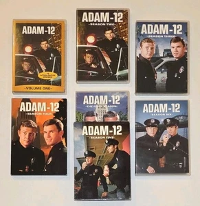 Adam 12 Serie Completa DVD Stagioni 1 2 3 4 5 6 7 Shout 1-7 RARO FUORI PRODUZIONE EX Cond. - Foto 1 di 2
