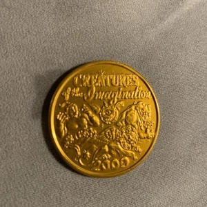 Flying Eyeball Genie bacchus 2009 Mardi Gras Doubloon - Picture 1 of 2