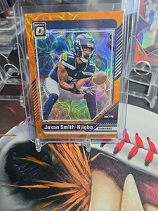 2024 Donruss Optic Jaxon Smith NJigba Orange Scope PRIZM 57/79 Seahawks - Picture 1 of 2