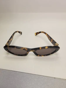 Occhiali da sole Miu Miu SMU09Y VAU-06B montatura occhi di gatto avana miele lenti marrone scuro - Foto 1 di 8