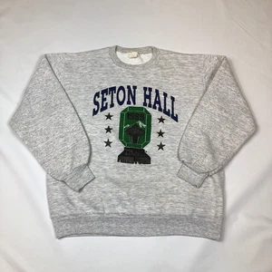 Vintage Seton Hall Pirates 1989 Final Four Basketball Sweatshirt Velva Sheen - Bild 1 von 6