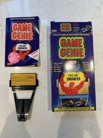 Nintendo&rsquo;s NES Codemasters Game Genie - 1990 - Original Box & Manual