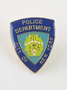 Police Department City of New York NYC Souvenir Shield Lapel Hat Pin - Picture 1 of 3