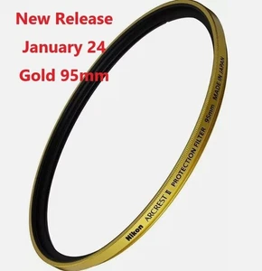 Nikon ARCREST II PROTECTION FILTER GOLD EDITION ARIIGL-PF 95mm NEW 1day Shipping - Picture 1 of 14