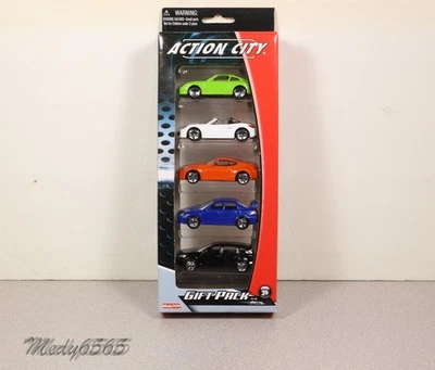 Action City Variety Cars Set #8 "5 Piezas" Paquete de Regalo Foto 1 de 2