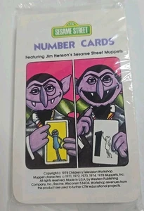 SESAME STREET NUMBER CARD DECK 2003 READERS DIGEST THE COUNT BERT NEW - Bild 1 von 2