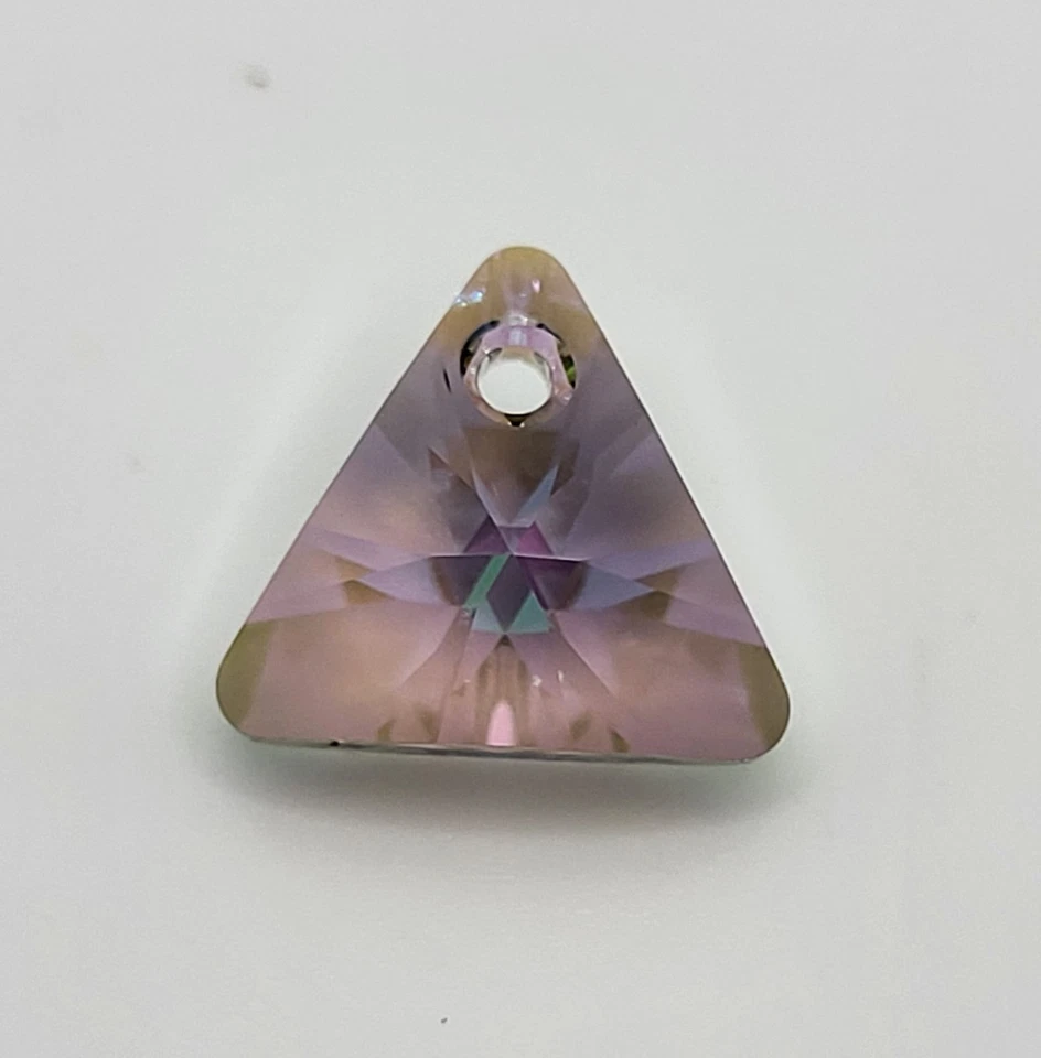 Swarovski Crystal Paradise Shine Triangle 6628 Pendant; 8mm (2pc) or 12mm (1pc) - Image 1 of 1