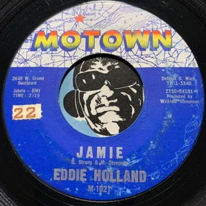 EDDIE HOLLAND Northern Soul 45 Motown #1021 Jamie b/w Take A Chance On Me - Picture 1 of 2