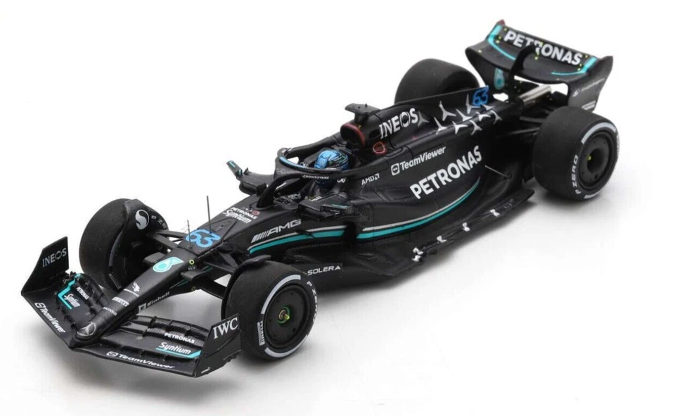 Spark Mercedes AMG F1 W14 #63 George Russell Saudi Arabian GP 2023 1/43 S8562