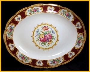 Royal Albert Lady Hamilton 13 3/4 Zoll ovale Platte - neu unbenutzt zweite - Bild 1 von 1