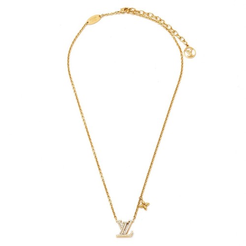 LOUIS VUITTON（LV） LOUIS VUITTON Collana LV Iconico M00596 Ciondolo GP Oro Monogramma Fiore Donna