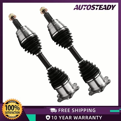 Pair 4WD Front CV Axle Shaft for Chevy Tahoe Avalanche Silverado 1500 2500 3500 - Imagem 1 de 4