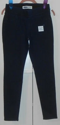 JEGGINGS MUJER ANTIGUOS AZUL MARINO LAVADO OSCURO SÚPER AJUSTADOS - TALLA 2 PETITE Foto 1 de 2